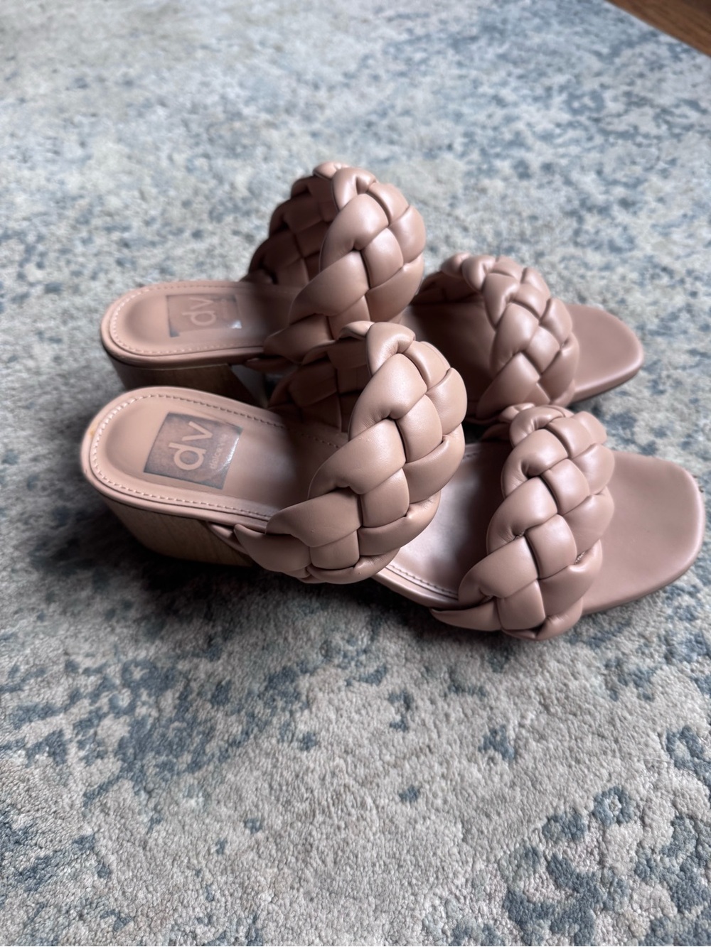 DV by Dolce Vita Mauve Braided Slide Sandal